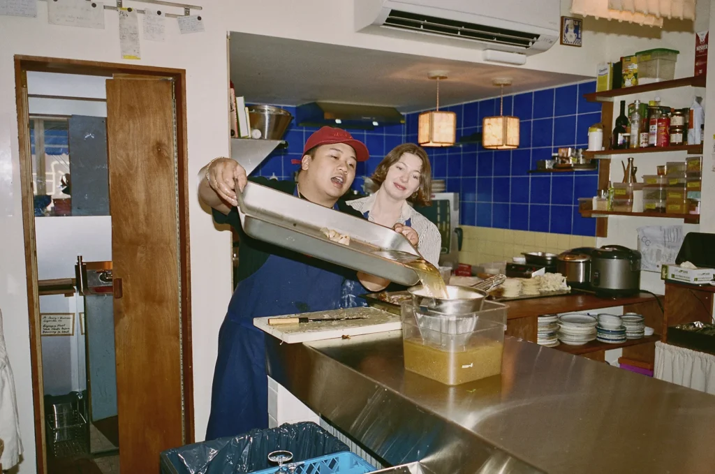 Sadie Mae Burns & Anthony Ha Iconic Restaurant