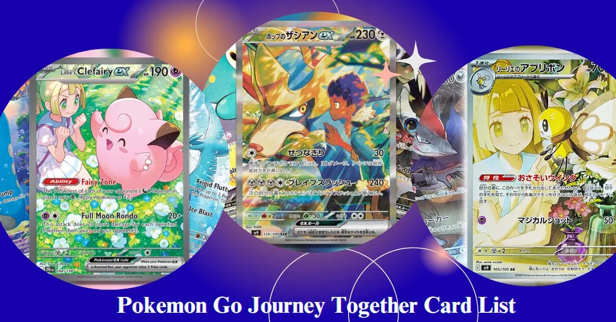 Pokemon Go Journey Together Card List